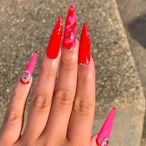 Valentines day nails